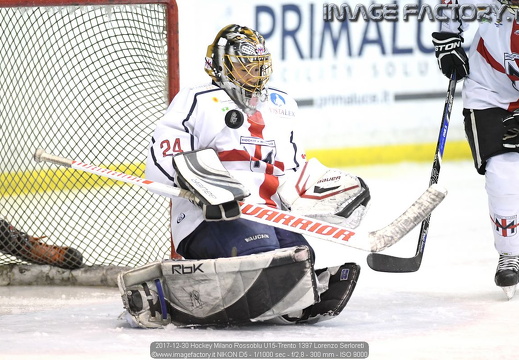 2017-12-30 Hockey Milano Rossoblu U15-Trento (2-15)